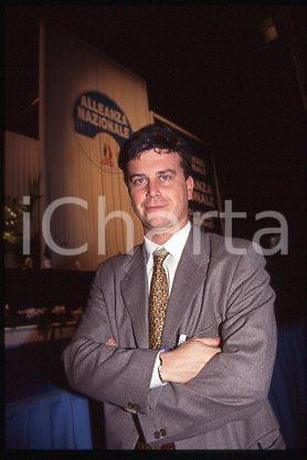 Nicola PASETTO ITALIA ALLEANZA NAZIONALE Politico 1995 ca *35mm vintage slide 11