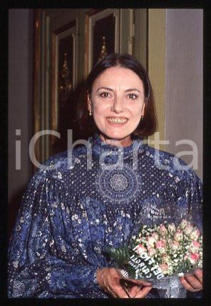 Lucilla MORLACCHI - COSTUME Italian film actress 1995 ca * 35mm vintage slide 16