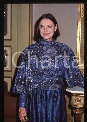 Lucilla MORLACCHI - COSTUME Italian film actress 1995 ca * 35mm vintage slide 17