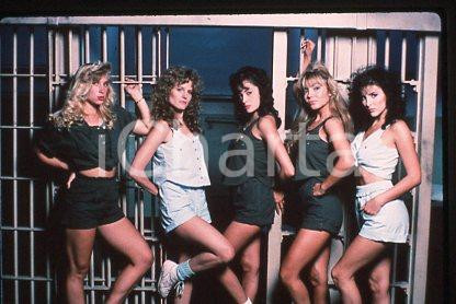 Roxanna MICHAELS - CINEMA Caged Fury 1989 ca * 35 mm vintage slide 3
