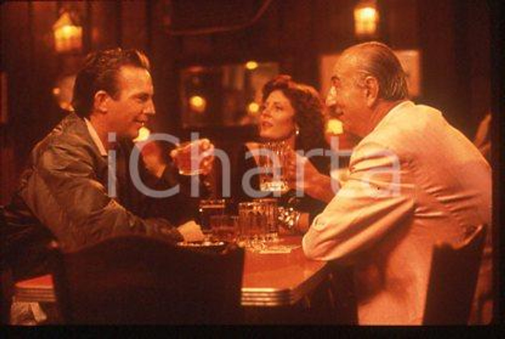 Kevin COSTNER Max PATKIN - CINEMA Bull Durham 1988 * 35 mm vintage slide 35