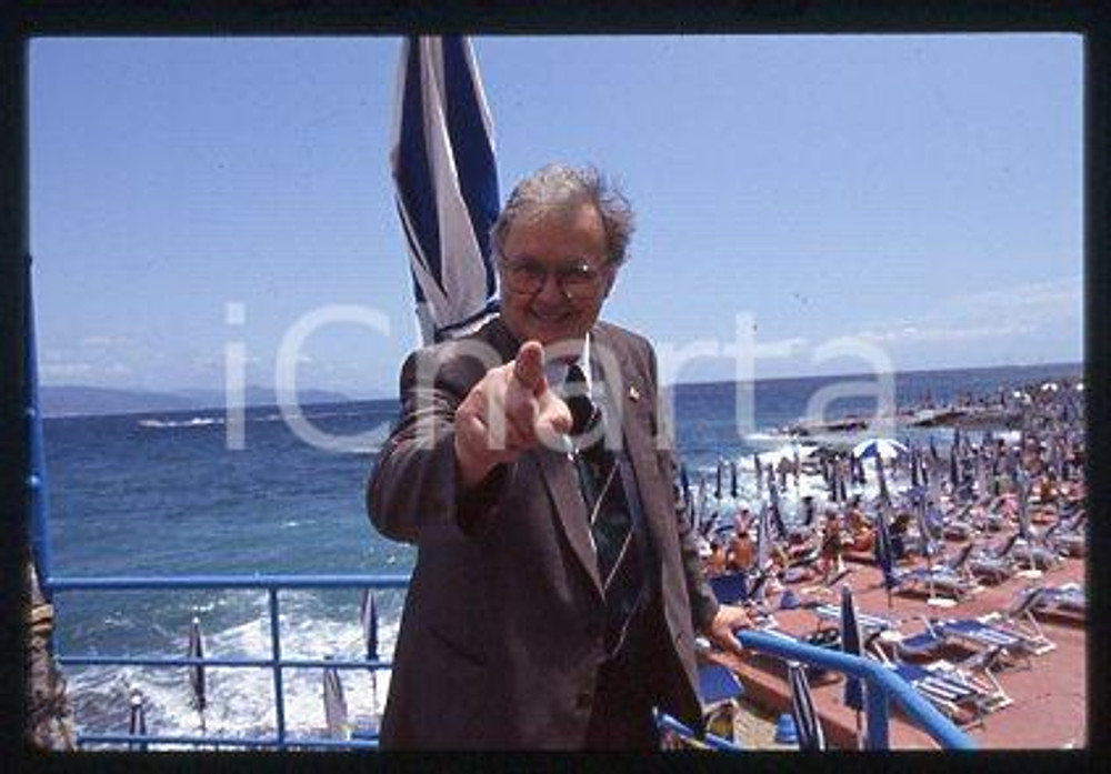Bruno RAVERA - ITALIA Lega Nord Liguria fondatore 1990 ca *35mm vintage slide 30