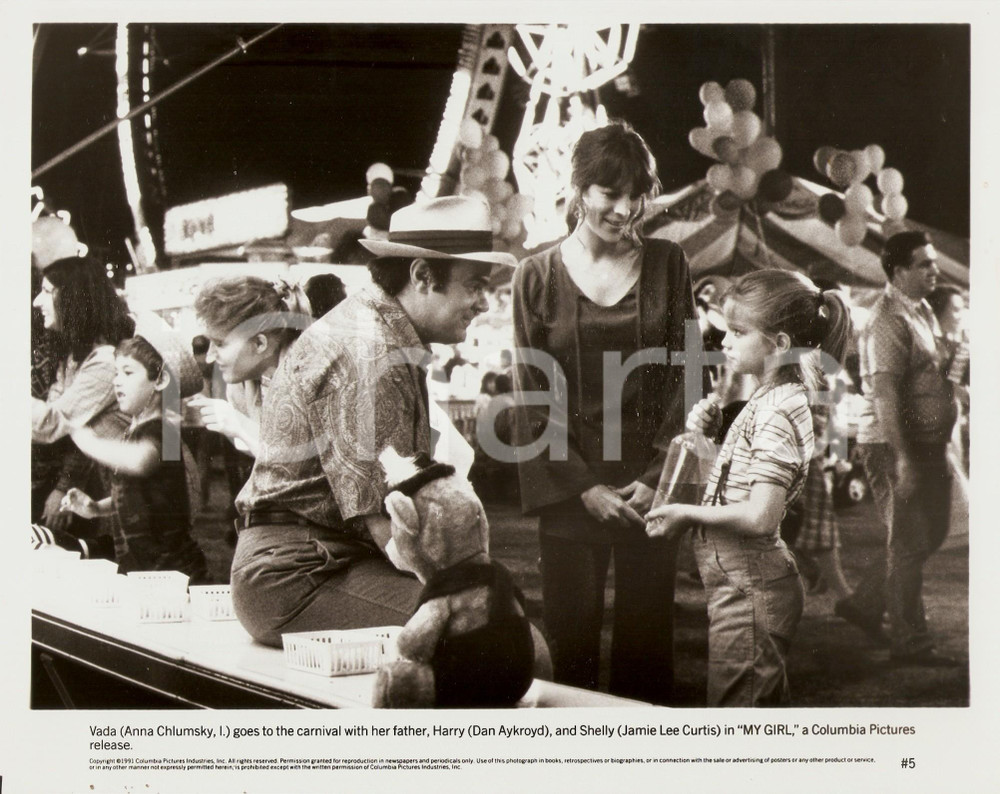 1991 MY GIRL Dan AYKROYD Jamie Lee CURTIS Anna CHLUMSKY Movie Howard ZIEFF Foto 