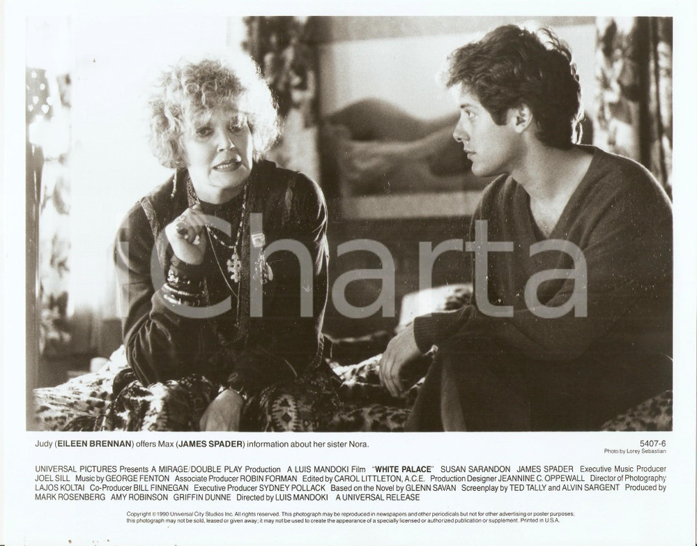 1990 WHITE PALACE James SPADER Eileen BRENNAN - Movie by Luis MANDOKI Foto 25x20