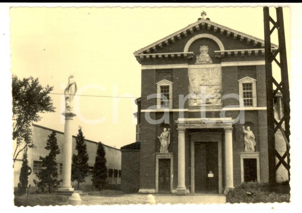 1953 BORGOLOMBARDO Nuova chiesa Santi Pietro e Paolo - Foto 10x7 cm