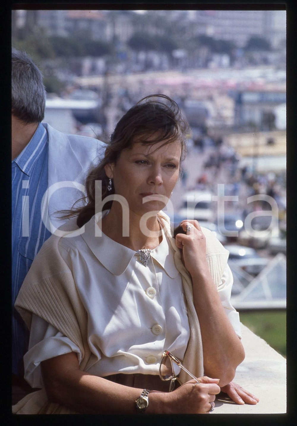 35mm vintage slide* 1987 FESTIVAL CANNES Marthe KELLER Ritratto dell'attrice 2