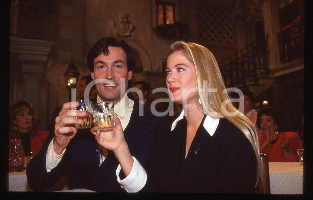 35mm vintage slide* 1990 ca ITALIA Katherine KELLY LANG Daniel McVICAR (1)