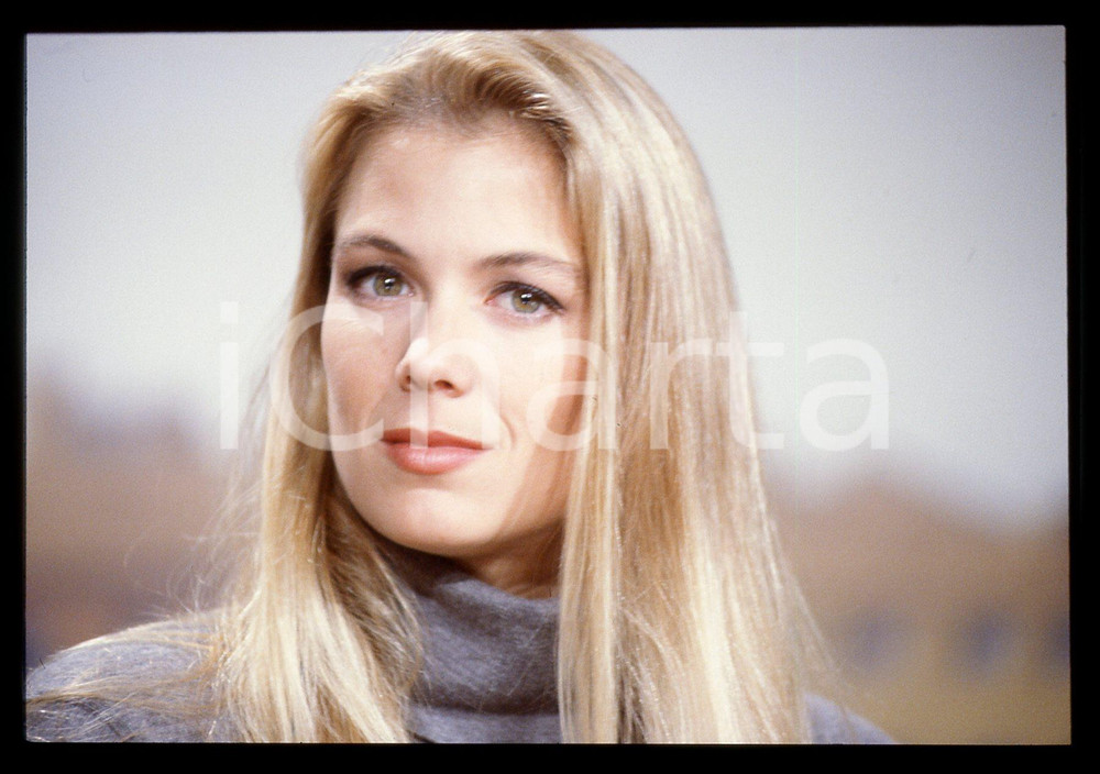 35mm vintage slide* 1990 ca ITALIA Katherine KELLY LANG Ritratto dell'attrice 2