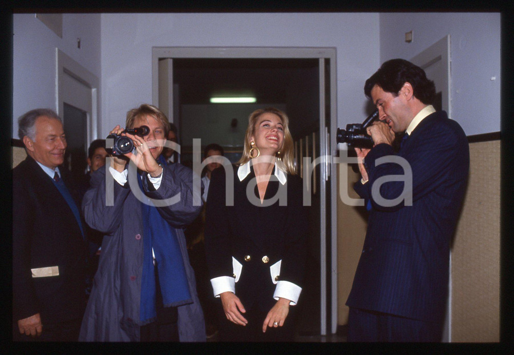 35mm vintage slide* 1990 ca Katherine KELLY LANG Skott SNIDER Daniel McVICAR (2)