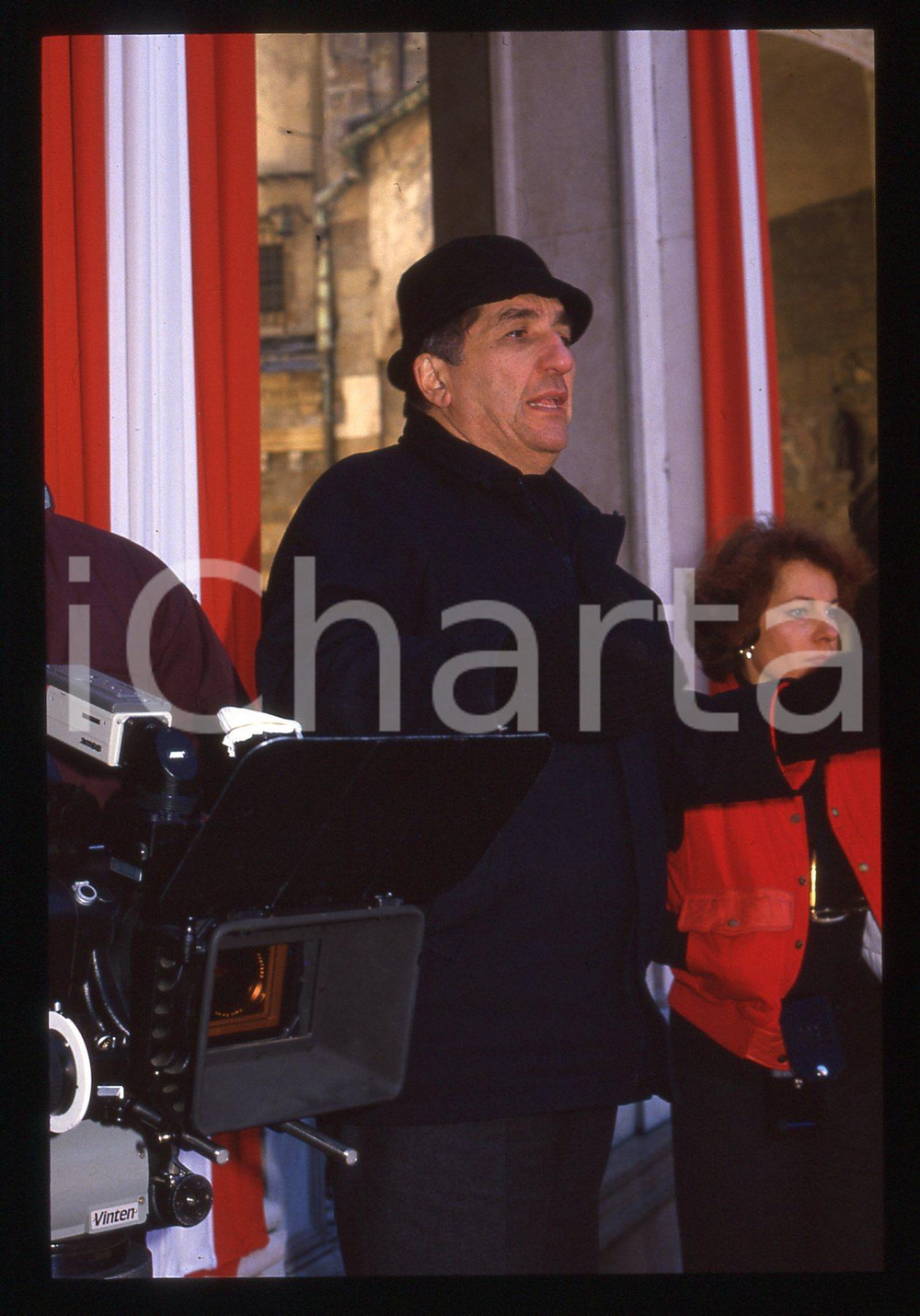 35mm vintage slide* 1989 RAI TV I promessi Sposi Salvatore NOCITA sul set (1)