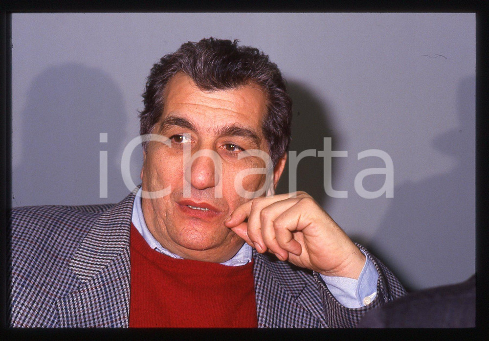 35mm vintage slide* 1990 ca TELEVISIONE Salvatore NOCITA ritratto regista (6)