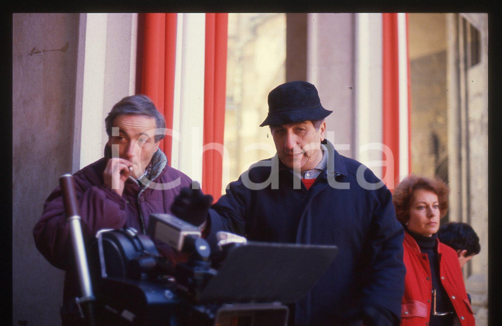 35mm vintage slide* 1989 RAI TV I promessi Sposi Salvatore NOCITA sul set (2)