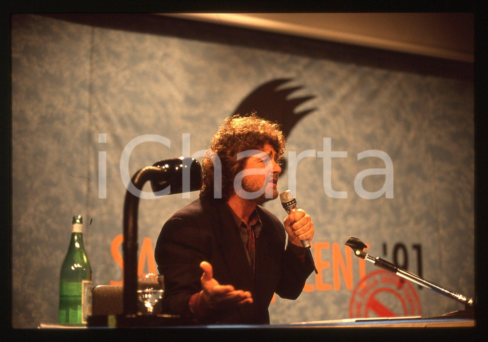 35mm vintage slide* 1991 SAINT-VINCENT Beppe GRILLO Festival della Satira *(13)