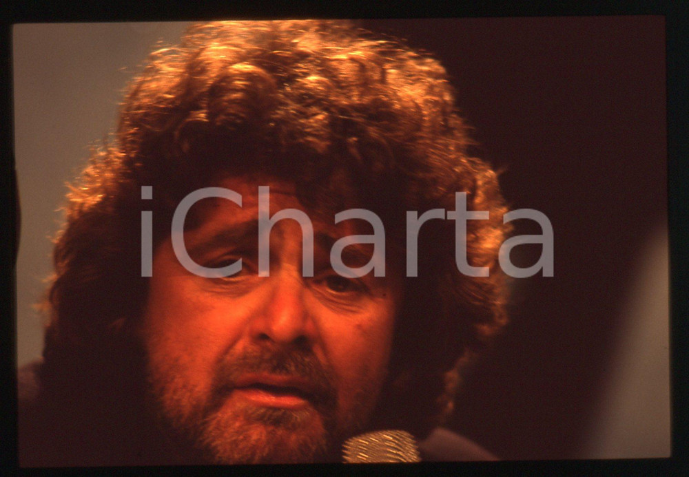 35mm vintage slide* 1991 SAINT-VINCENT Beppe GRILLO Festival della Satira (25)