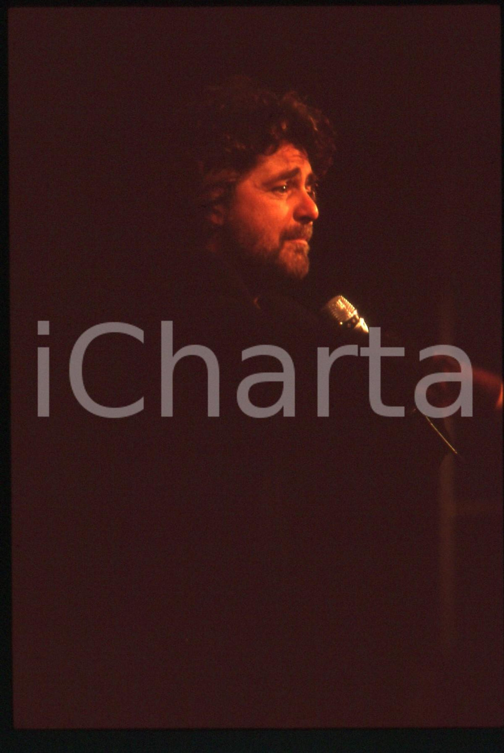 35mm vintage slide* 1991 SAINT-VINCENT Beppe GRILLO Festival della Satira *(27)