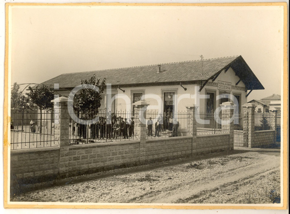 1930 ca MONZA Dopolavoro Aziendale CEDERNA - Banda musicale - Foto 24x18 cm