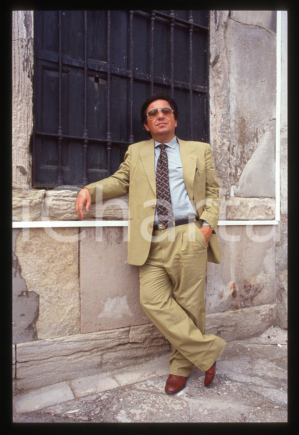 35mm vintage slide* 1991 VENEZIA Renato MINORE ritratto dello scrittore (22)