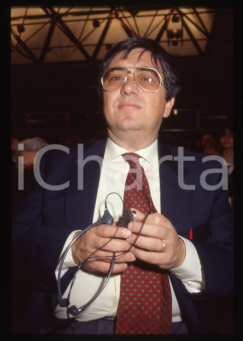35mm vintage slide* 1990 ca COSTUME Renato MINORE ritratto dello scrittore (2)