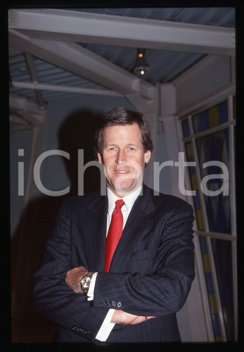 35mm vintage slide* 1985 ca COSTUME James KELLY ritratto dello scrittore (7)
