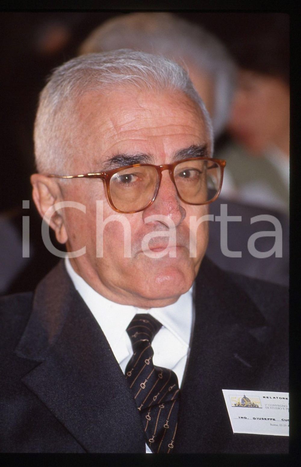 35mm vintage slide* 1993 ROMA Giuseppe CUCCIA ritratto del manager (6)