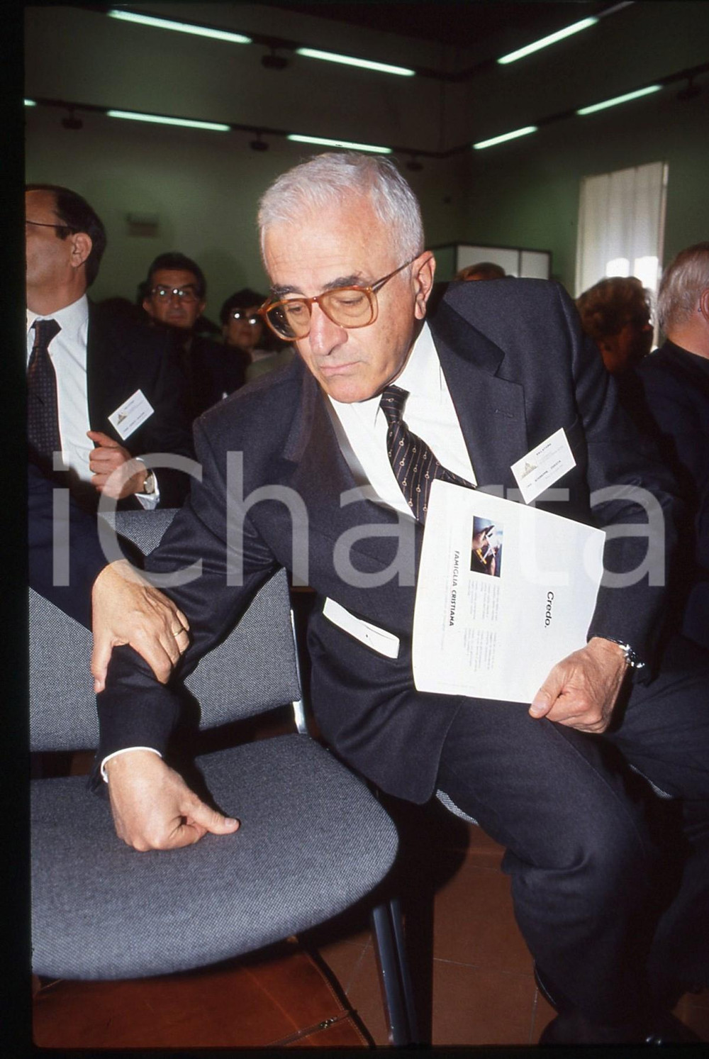 35mm vintage slide* 1993 ROMA Giuseppe CUCCIA ritratto del manager (7)