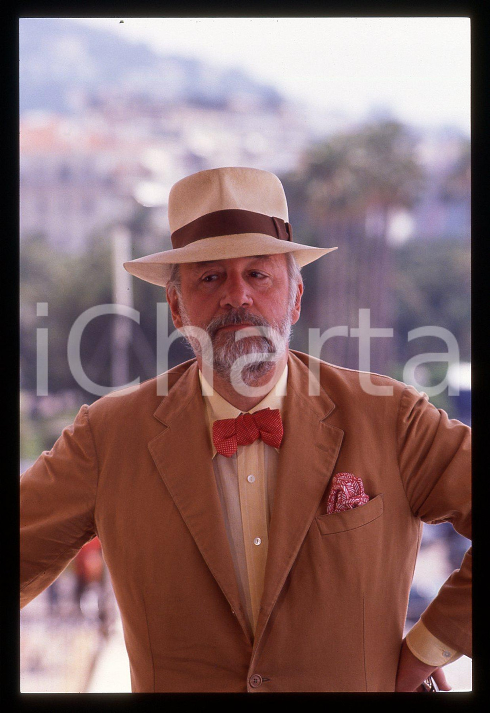 35mm vintage slide* 1989 CANNES Philippe NOIRET al Festival del Cinema (3)