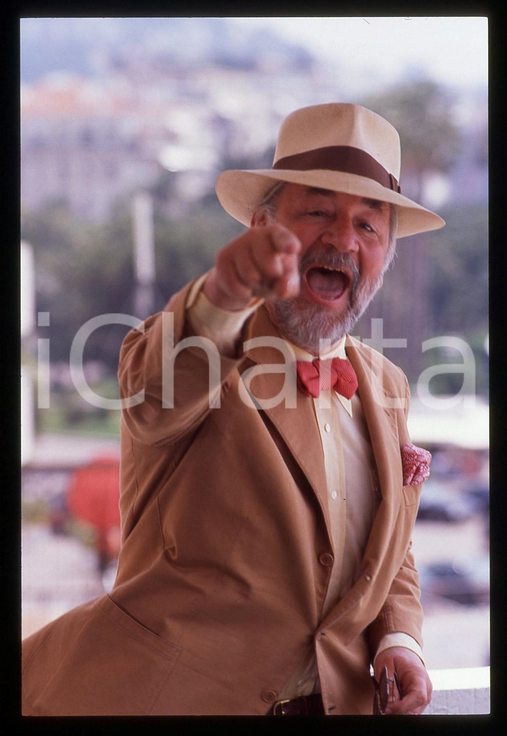 35mm vintage slide* 1989 CANNES Philippe NOIRET al Festival del Cinema (7)