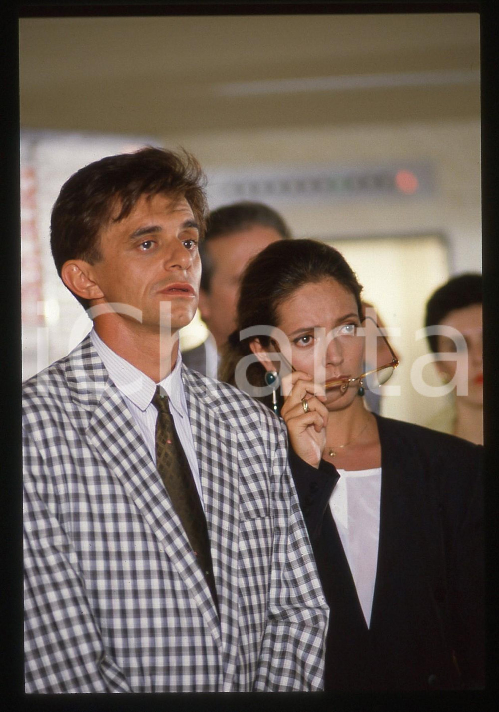 35mm vintage slide* 1988 "COLLETTI BIANCHI" Laura LATTUADA e Franco OPPINI (2)