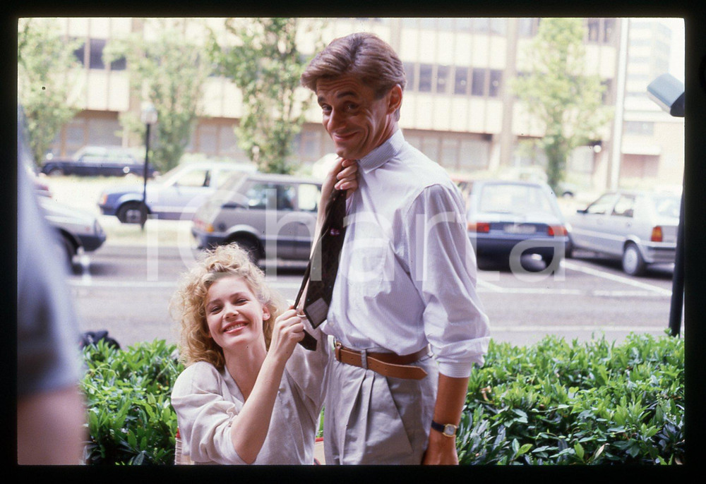 35mm vintage slide* 1988 "COLLETTI BIANCHI" Franco OPPINI Connie NIELSEN (2)
