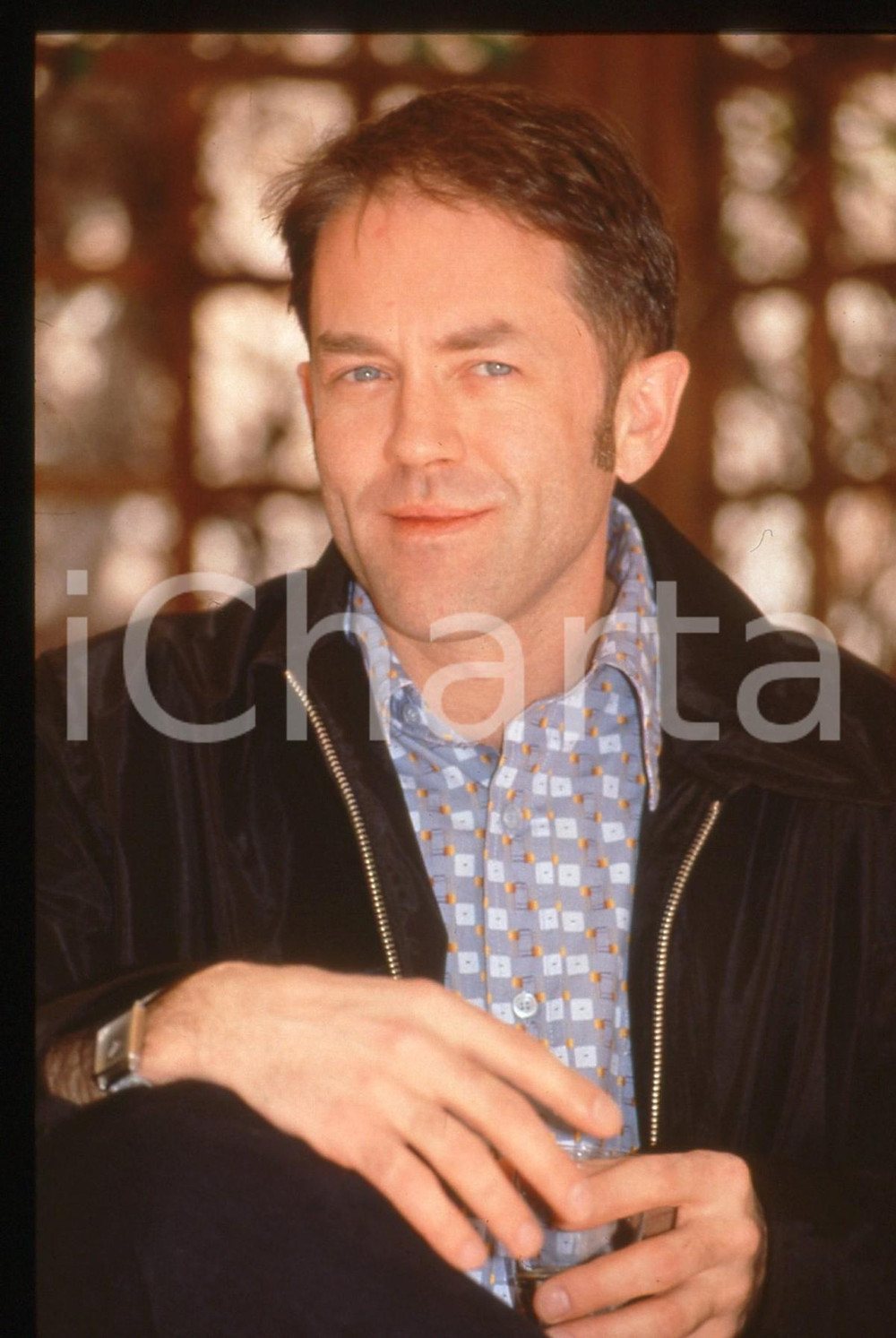 35mm vintage slide* 1995 ca CINEMA Richard KWIETNIOWSKI ritratto del regista (2)