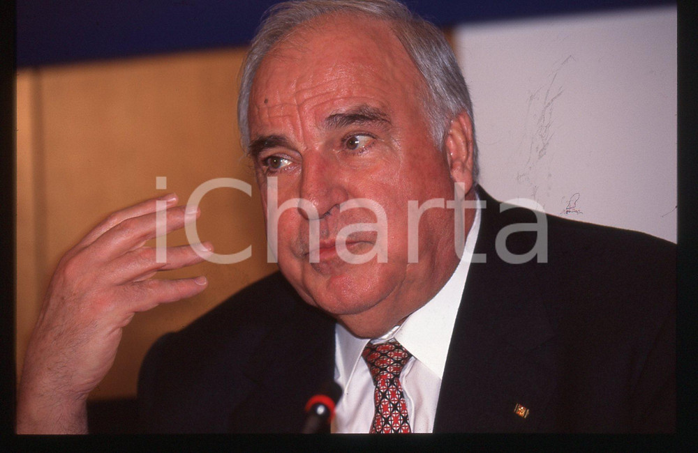 35mm vintage slide* 1996 TORINO Helmut KOHL al vertice "MAASTRICHT-DUE" (4)
