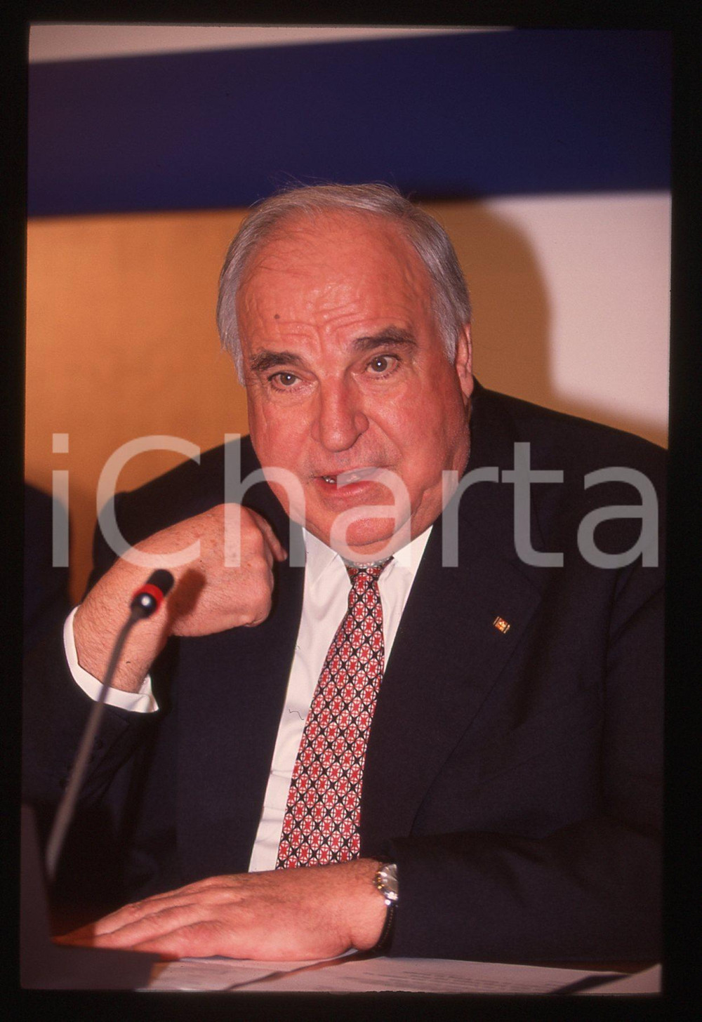 35mm vintage slide* 1996 TORINO Helmut KOHL al vertice "MAASTRICHT-DUE" (10)