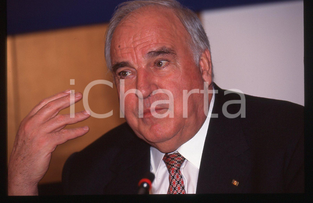 35mm vintage slide* 1996 TORINO Helmut KOHL al vertice "MAASTRICHT-DUE" (11)