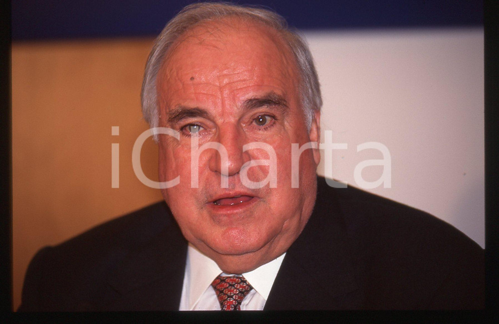 35mm vintage slide* 1996 TORINO Helmut KOHL al vertice "MAASTRICHT-DUE" (19)