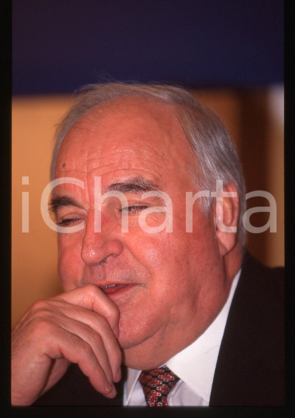 35mm vintage slide* 1996 TORINO Helmut KOHL al vertice "MAASTRICHT-DUE" (27)