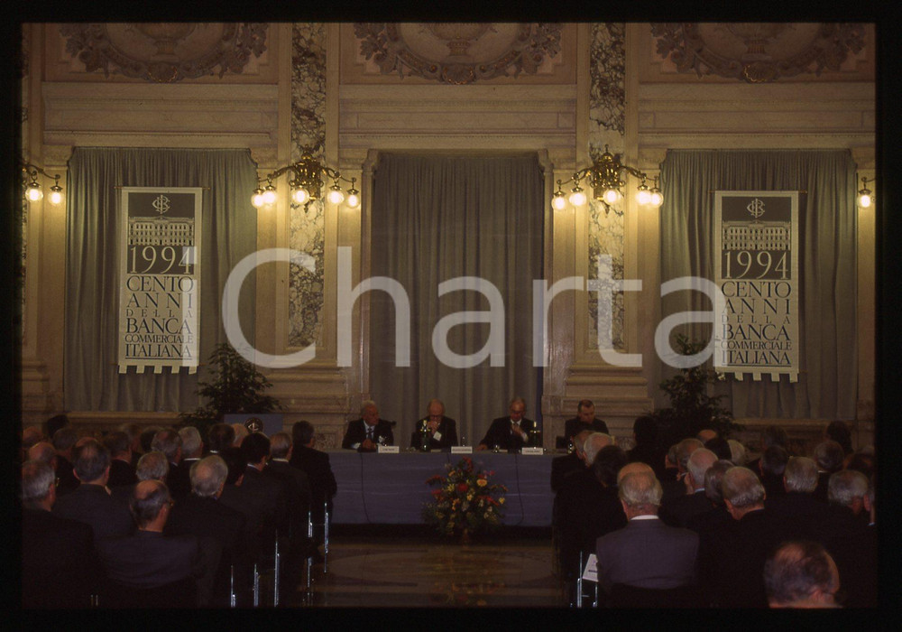 35mm vintage slide* 1994 MILANO COMIT Banca Commerciale Anniversario nascita 2