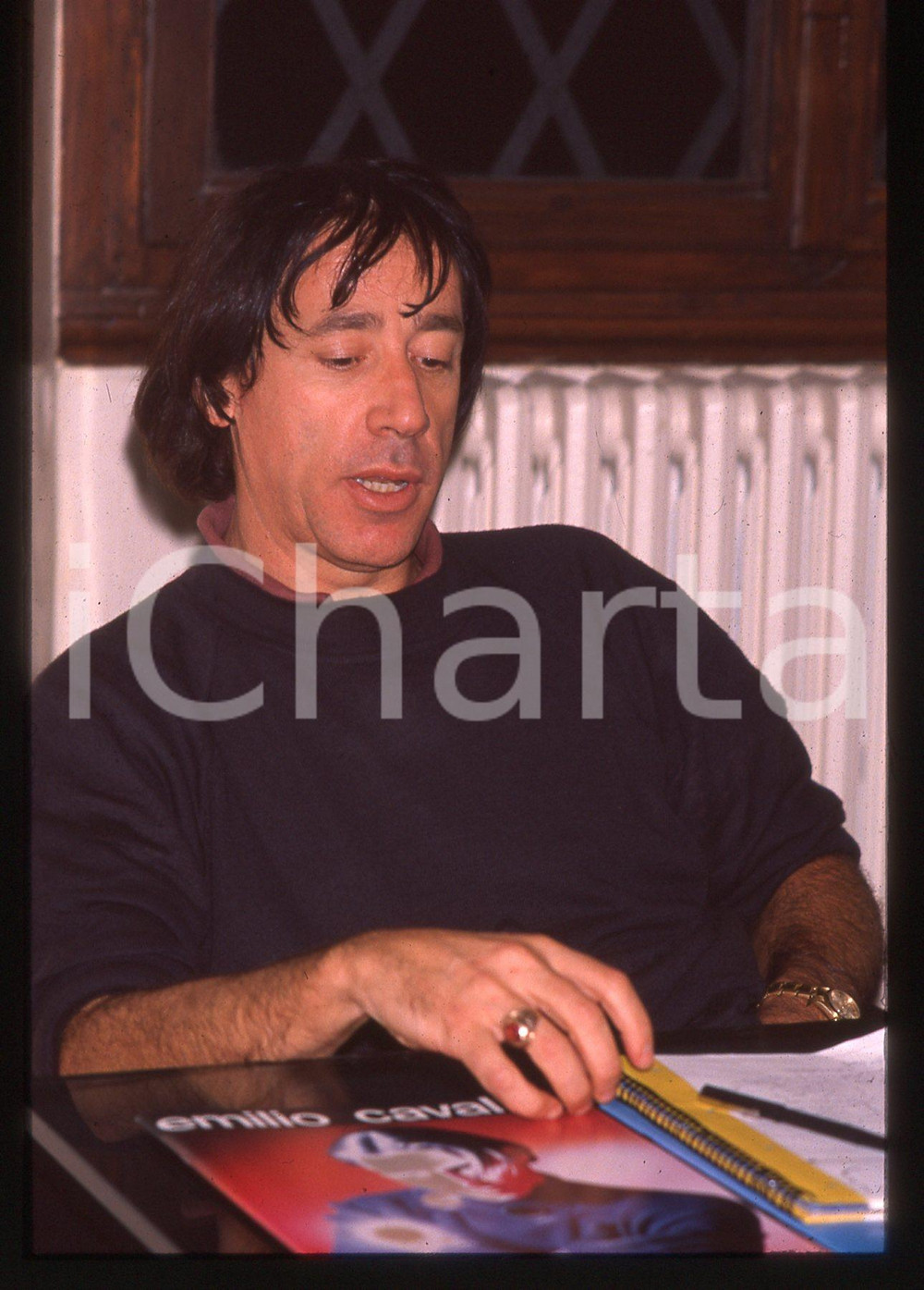 35mm vintage slide* 1980 ca ITALIA - COSTUME Emilio CAVALLINI Ritratto