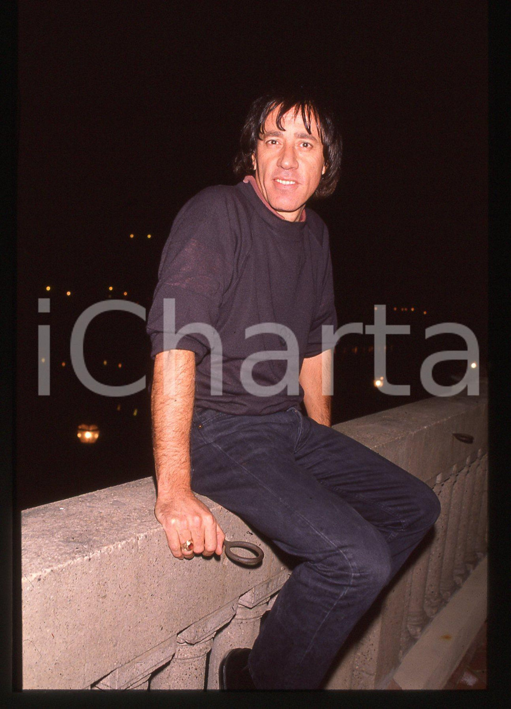 35mm vintage slide* 1980 ca ITALIA - COSTUME Emilio CAVALLINI Ritratto (1)