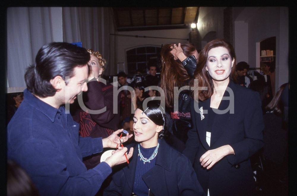 35mm vintage slide* 1993 MODA Edwige FENECH Collezione autunno-inverno (1)