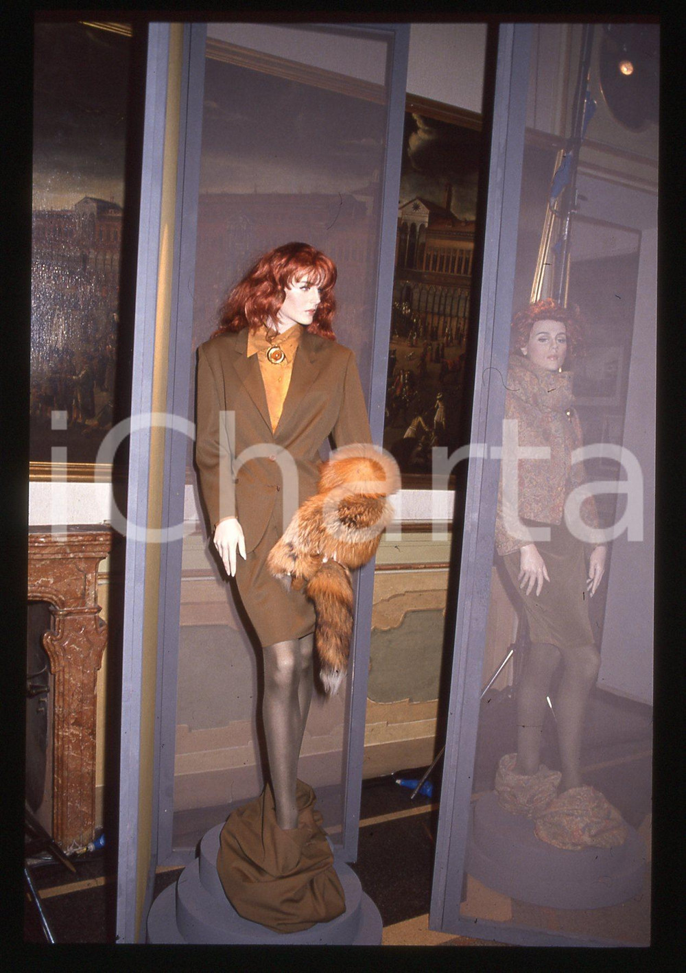 35mm vintage slide* 1995 ca MODA Edwige FENECH Collezione autunno-inverno (9)