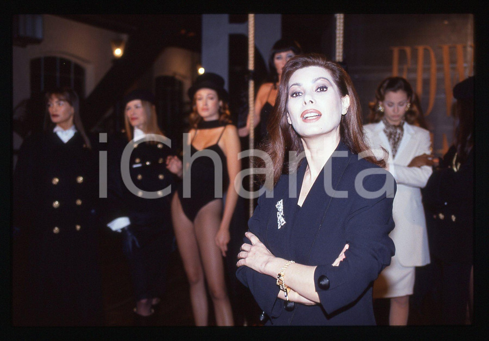 35mm vintage slide* 1993 MODA Edwige FENECH Collezione autunno-inverno (10)