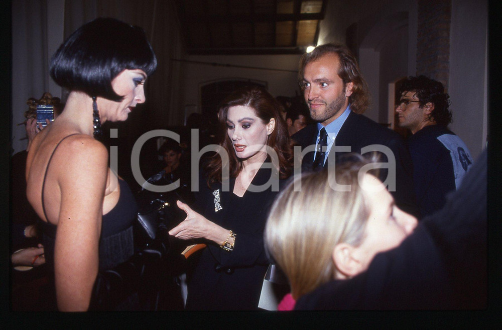 35mm vintage slide* 1993 MODA Edwige FENECH Collezione autunno-inverno (12)