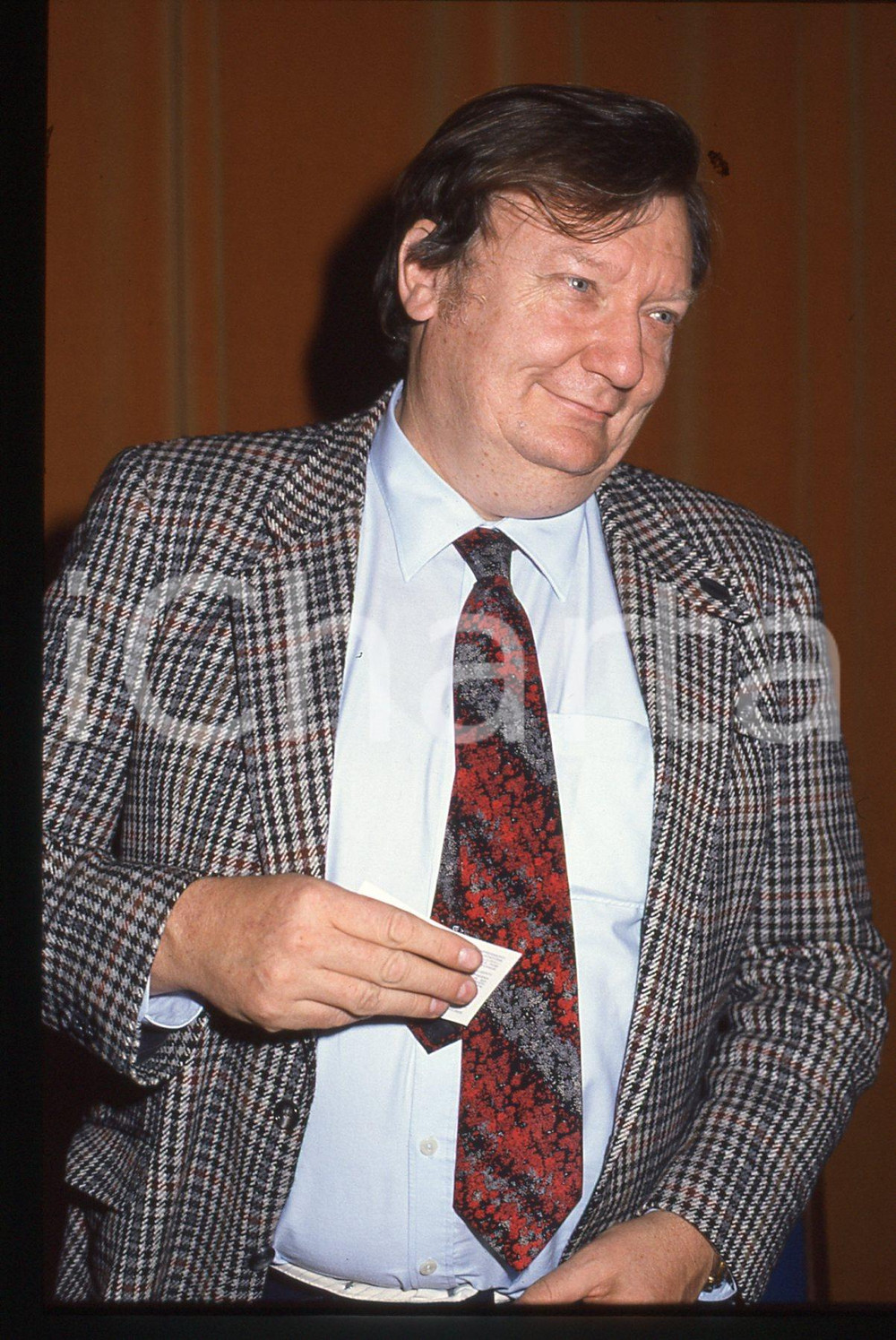 35mm vintage slide* 1986 MILANO Carlo RUBBIA al convegno "Uomini e Tecnologie" 3