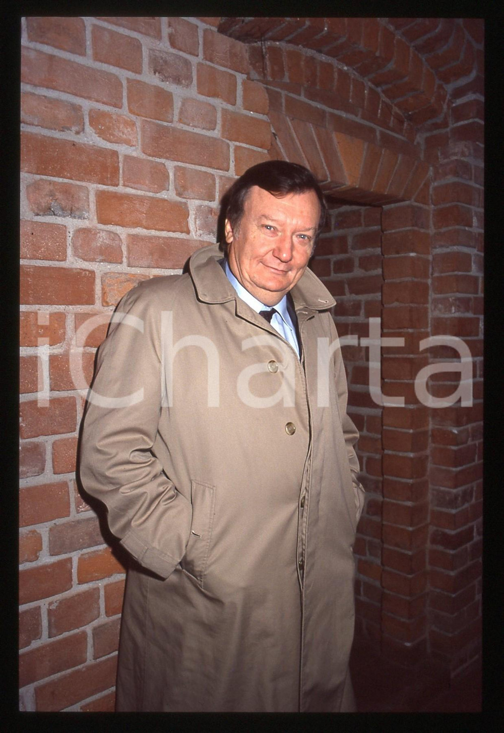35mm vintage slide* 1995 ca MILANO Carlo RUBBIA Ritratto Università Statale (2)