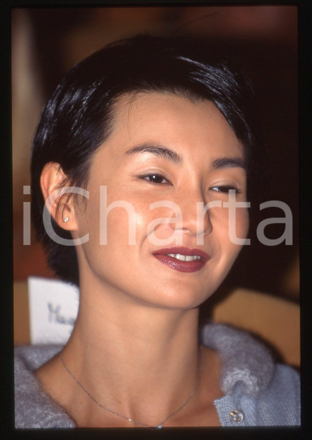 35mm vintage slide* 1997 MOSTRA DI VENEZIA Maggie CHEUNG Ritratto dell'attrice 3