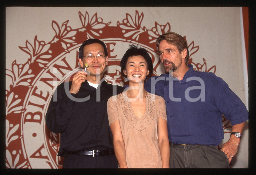35mm vintage slide* 1997 VENEZIA Maggie CHEUNG Jeremy IRONS Wayne WANG (1)