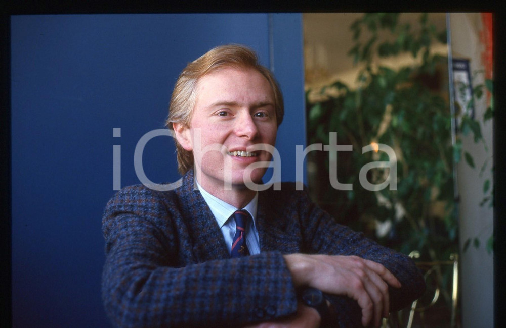 35mm vintage slide* 1989 MILANO Roberto CHEVALIER Ritratto Terrazza Martini (16)