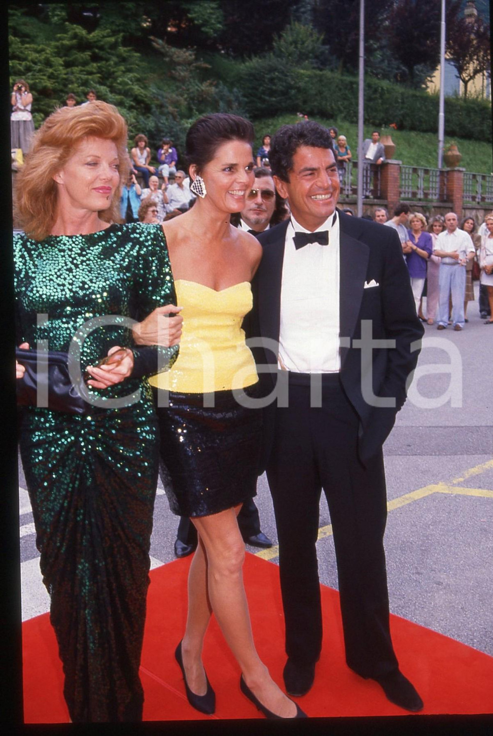 35mm vintage slide* 1988 CERNOBBIO Ali MacGRAW Samantha EGGAR Ritratto (1)