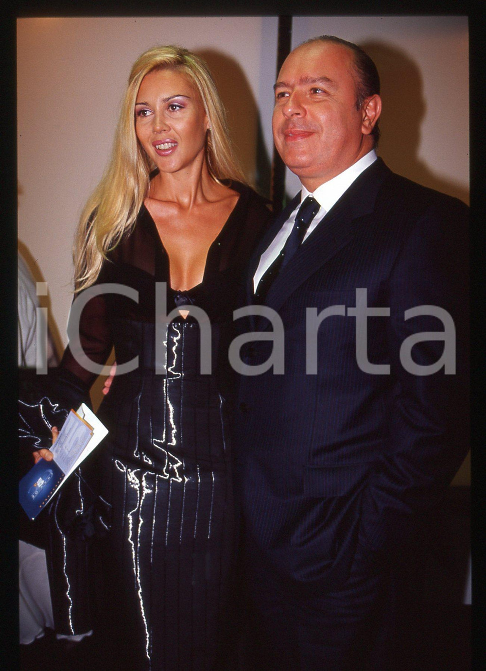 35mm vintage slide* 2000 MILANO Ambra ORFEI Valerio GHIRARDELLI 20 anni CANALE 5