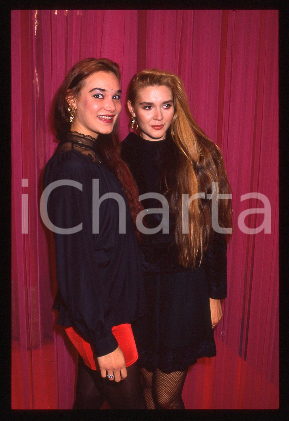 35mm vintage slide* 1989 CANALE 5 - SABATO AL CIRCO Ambra Lara ORFEI Ritratto 1